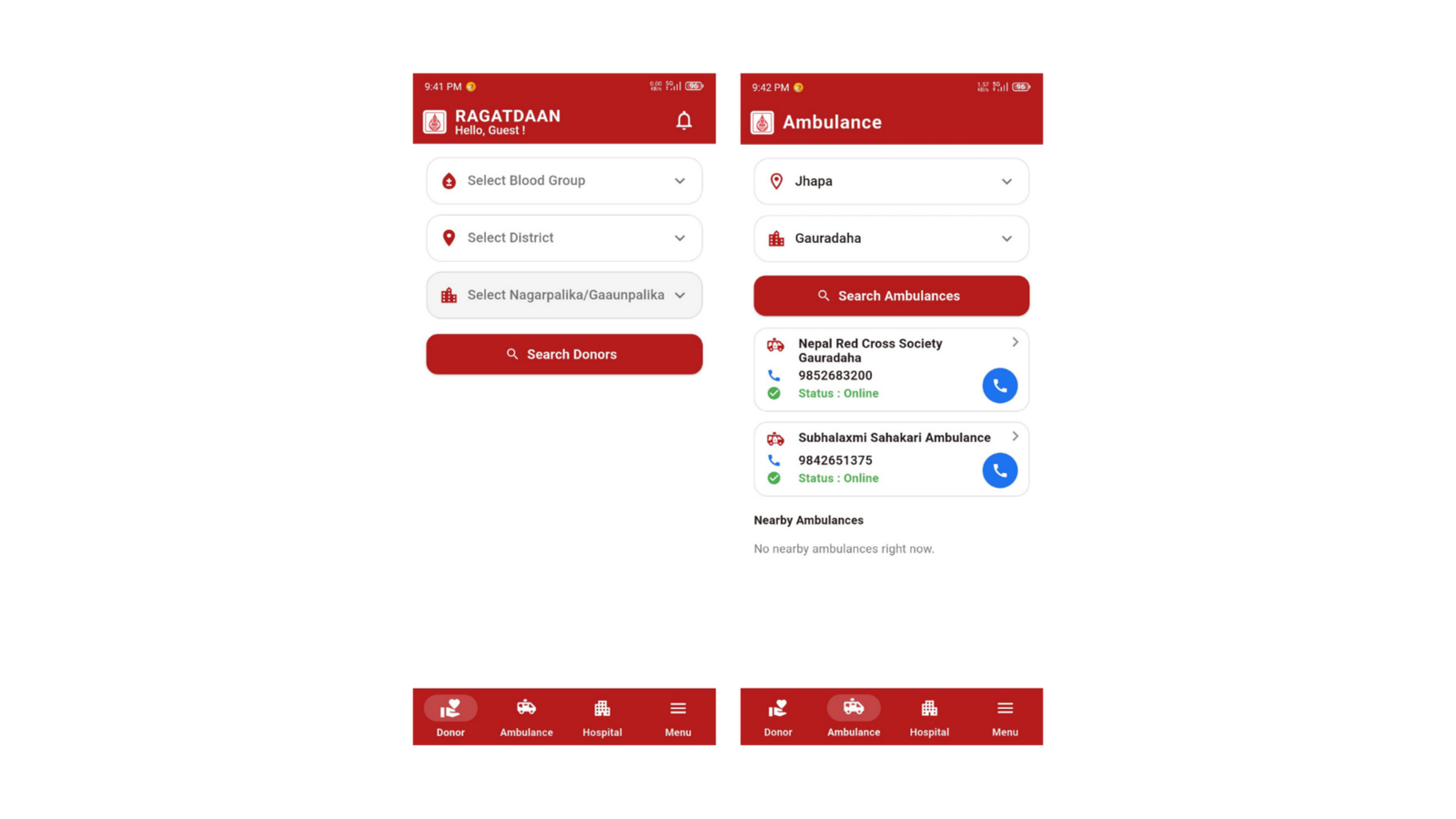 Download RAGATDAAN App
